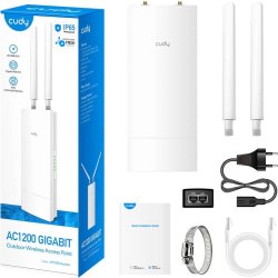 CUDY Accesspunkt AP1300 Outdoor, vit