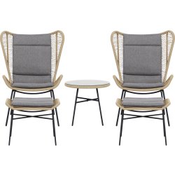 Thorkild Loungeset 2 pers. 5 delar med kuddar