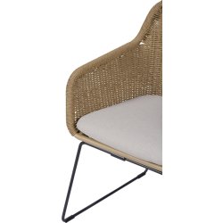 Sif Trädgårdsstol, svart/natur