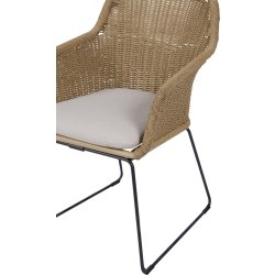 Sif Trädgårdsstol, svart/natur