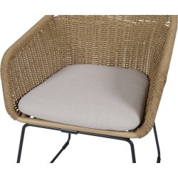 Sif Trädgårdsstol, svart/natur