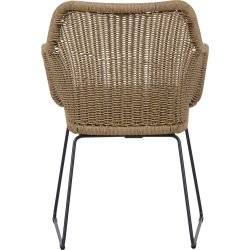 Sif Trädgårdsstol, svart/natur