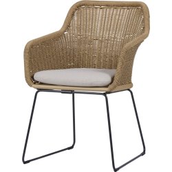 Sif Trädgårdsstol, svart/natur