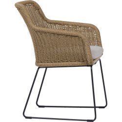 Sif Trädgårdsstol, svart/natur