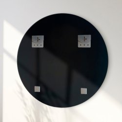 Incado rund spegel med fasad kant, Ø80 cm