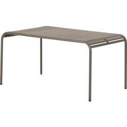 Stella Trädgårdsbord 150x90cm, gråbrun