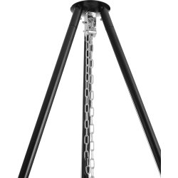 Dangrill tripod bål m. eldbricka och galler, svart
