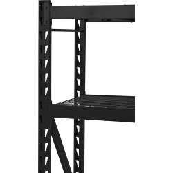 Stålhyllor m. 4 gallerhyllor, 800kg, 183x196x61cm