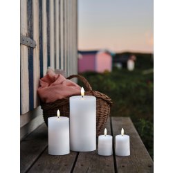 Sirius Sille LED-ljus utomhusbruk H6,5cm/vit/2 st