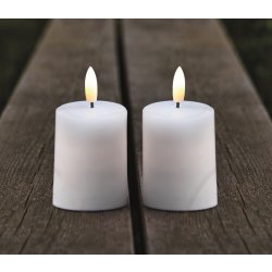Sirius Sille LED-ljus utomhusbruk H6,5cm/vit/2 st