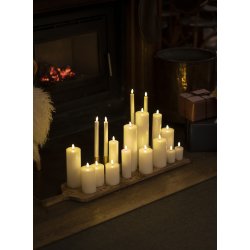 Sirius Sille Uppladdningsbara LED-ljus, vit, 2st