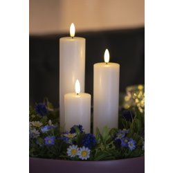 Sirius Sille uppladdningsbart LED-ljus H15cm, vit