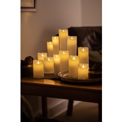Sirius Sara laddningsbar LED-ljus H10,5/12,5/15 cm