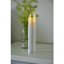 Sirius Sara laddningsbar LED-ljus H25cm, vit