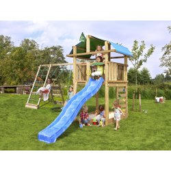 Jungle Gym Fort 2.1 lektorn, klättring+rutschkana