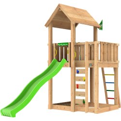 Jungle Gym Mansion 2.1 Lektorn med grön rutschkana