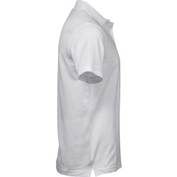 Tee Jays Luxury Stretch Polo, Vit, Stl. 3XL