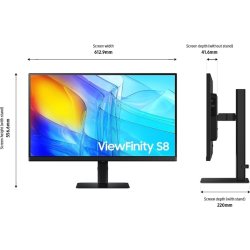 Samsung ViewFinity S8 S27D800EAU 27" skärm