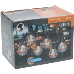 Ljuskedja m/20 LED, 5,7 meter, varm vit