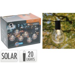 Ljuskedja m/20 LED, 5,7 meter, varm vit
