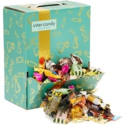 Mixlåda med inslaget godis, 1,4 kg