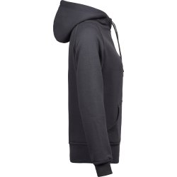 Tee Jays Hooded Dame Sweatshirt, Mørkegrå, Str.2XL