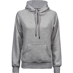 Tee Jays Hooded Sweatshirt Dam, Ljusgrå, Strl. L