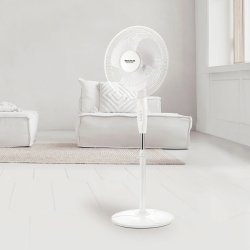 TAURUS Piedestalfläkt Greco 16 Pure, vit, 40cm