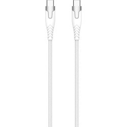 Kevlar-kabel Pro Usb-C 2.0, vit, 1,5 m