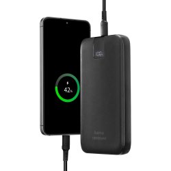 HAMA Powerbank PD 10000mAh, svart