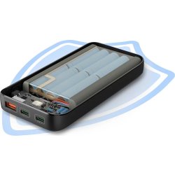 HAMA Powerbank PD 10000mAh, svart