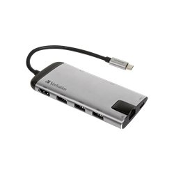 Verbatim USB-C Multi Hub USB 3.1 GEN1, HDMI, grå