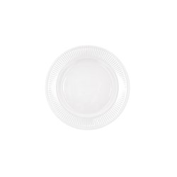 Pillivuyt Plissé-tallrik Ø 22 cm, vit