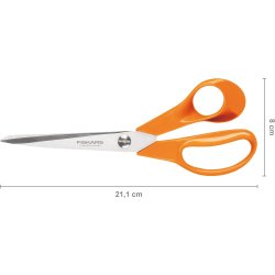 Fiskars Classic universalsax, 21 cm