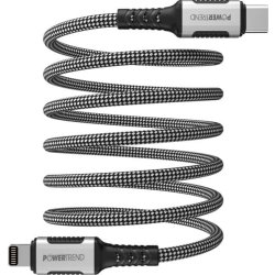 Powertrend Magnetisk laddkabel USB-C-Lightning