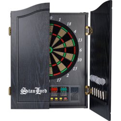 Stanlord Elektroniskt dartskåp inkl. 12 dartpilar