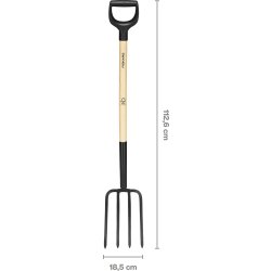 Fiskars Solid Garden Handle, stål/trä, 113 cm.