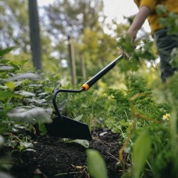 Fiskars Solid Hoe, metallskaft, 155 cm.