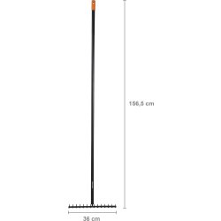 Fiskars Solid Kratta, metallhandtag, 154 cm.