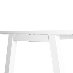 Talk Högbord, vit ram/vit laminat, 180x70 cm