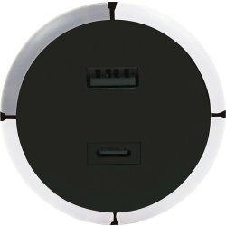 Capidi Säkerhetstimer USB A+C, svart