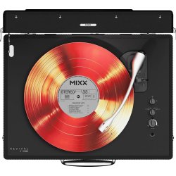 MIXX Revival 65 Stereo vinylskivspelare, svart