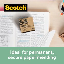 Scotch bordshållare svart + 3rl Magic Miljö Tejp