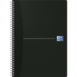 Oxford Smart Black Spiralbok A4, linjerat