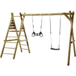 NORDIC PLAY gungställning med gunga och trapets