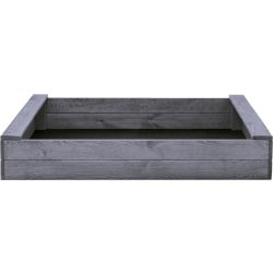 NORDIC PLAY Sandlåda, 120 x 120 cm, grå