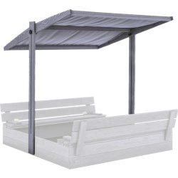 NORDIC PLAY Justerbart lock till sandlåda, grå