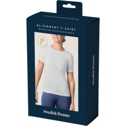 Swedish Posture T-shirt Posture dam, vit, M