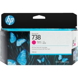 HP 738 DesignJet bläckpatron, 300 ml, magenta