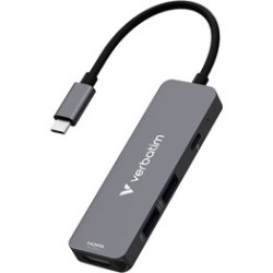 Verbatim USB-C Essentials Multiport Hub 4 portar